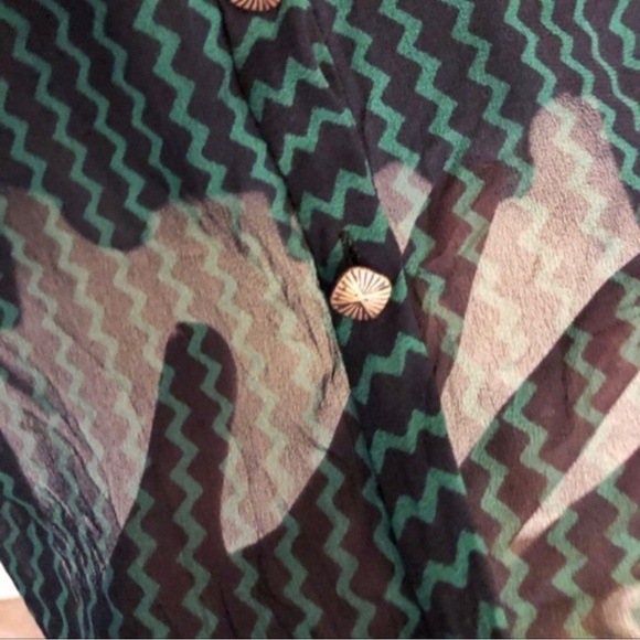 Anthropologie Maeve Tie Front Blouse - Picture 5 of 7